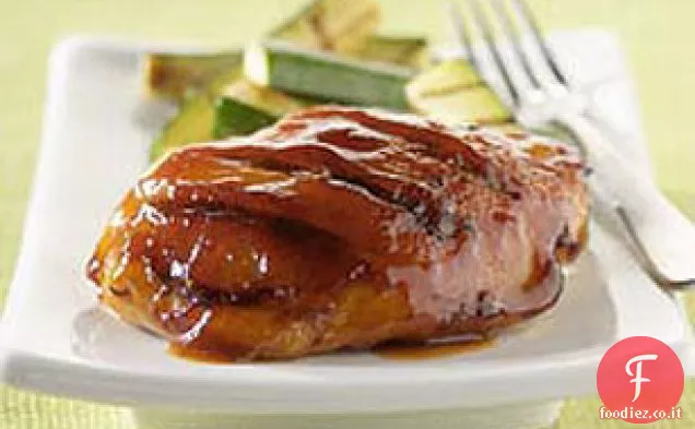 Pollo barbecue dolce e piccante