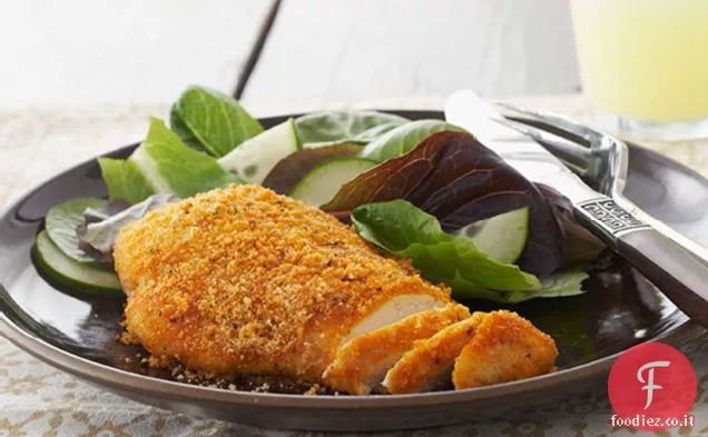 Petto di pollo croccante parmigiano