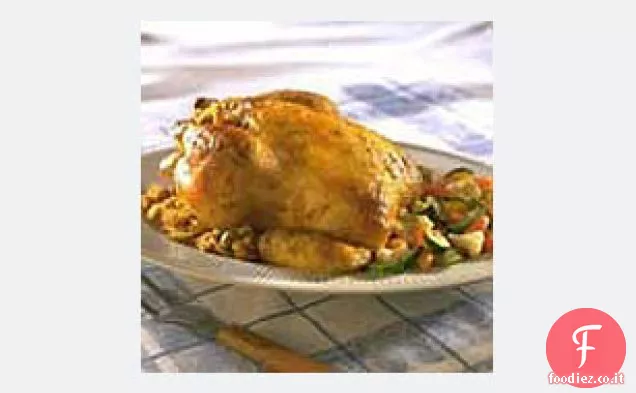 Dijon-Pane di mais Pollo ripieno