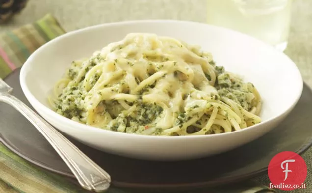 Spaghetti con Salsa Verde