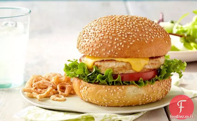 Hamburger di tacchino alla griglia