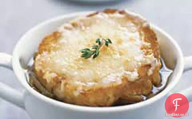 Zuppa di cipolle francese