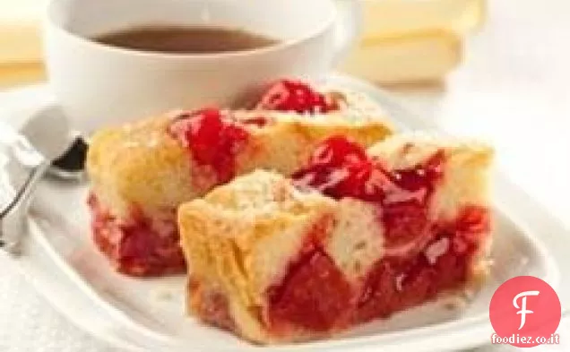 Dolce Torta di vaniglia ciliegia