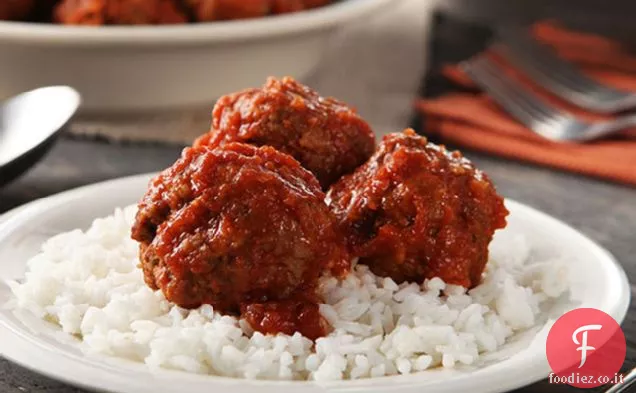Polpette In salsa di pomodoro piccante