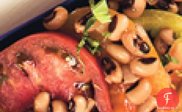 Pomodori cimelio con Fagioli Shell Vinaigrette