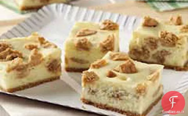 Biscotti al burro di arachidi-Cheesecake Bars