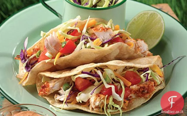 Tacos di pesce alla griglia