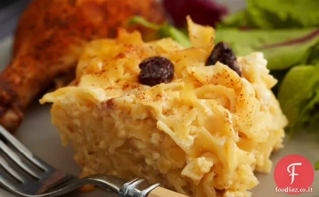 Noodle Kugel con Ciliegie