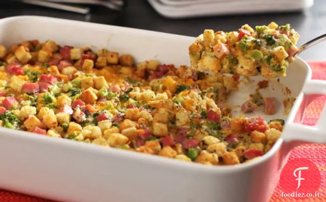 Casseruola cremosa piacevole per la folla