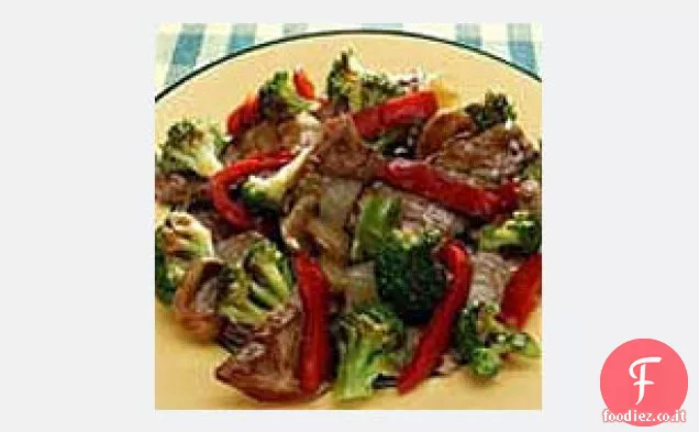 Veloce di manzo e verdure Stir-Fry