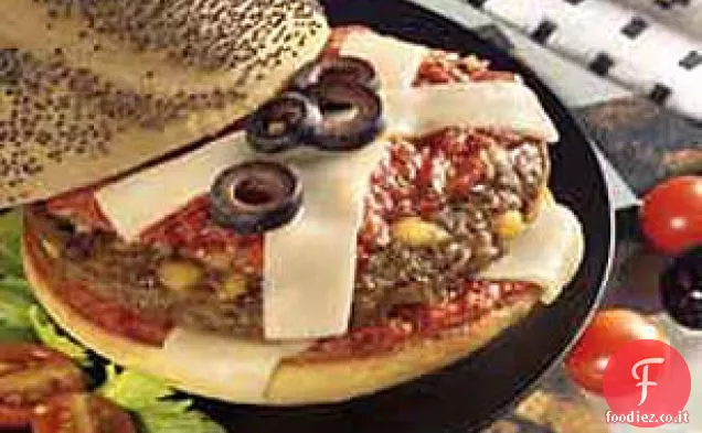 Doppio formaggio Pizza Burger