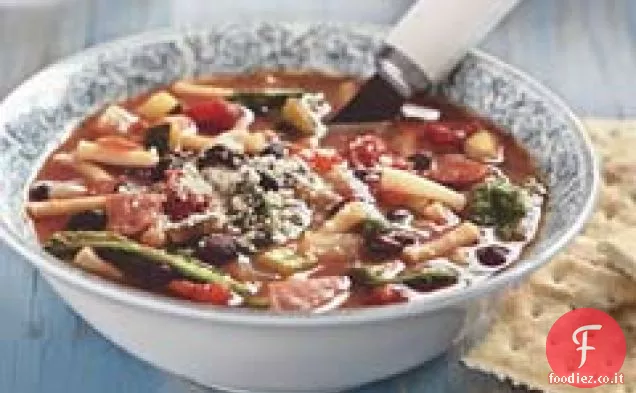 Minestrone di fagioli neri