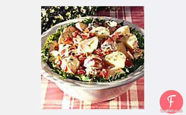 Insalata di patate rosse con salsa di Digione