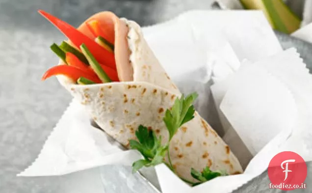 Panino avvolgente mediterraneo