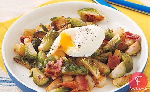 Brussels Germoglio e pancetta Hash