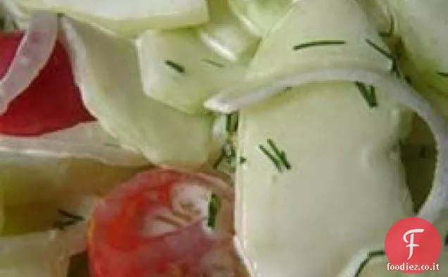Facile Lemony-Dilly Insalata di cetrioli