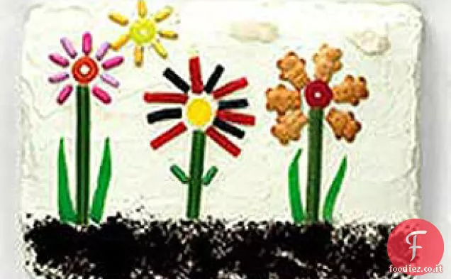 Torta del giardino di primavera