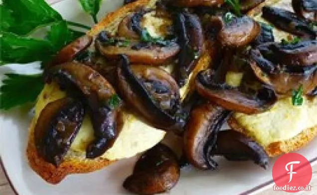 Bruschetta di Funghi e Ricotta