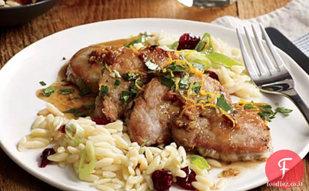 Cotolette di Maiale con Gremolata all'Arancia