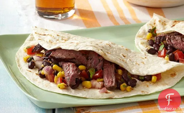 Gonna alla griglia Bistecca Fajitas