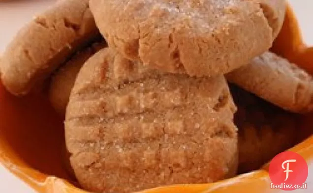 Biscotti al burro di arachidi a tre ingredienti