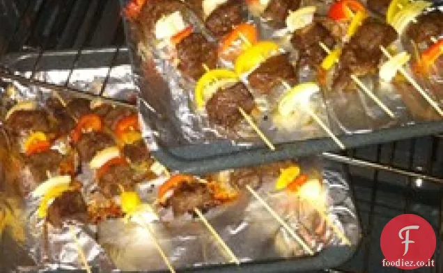 Mamma di manzo Shish Kabobs