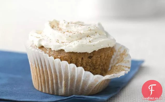 Cupcakes alla carota e zenzero con crema di formaggio speziato