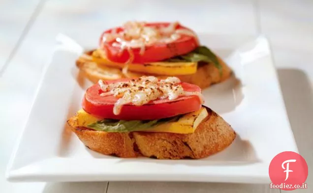 Bruschetta di verdure alla griglia