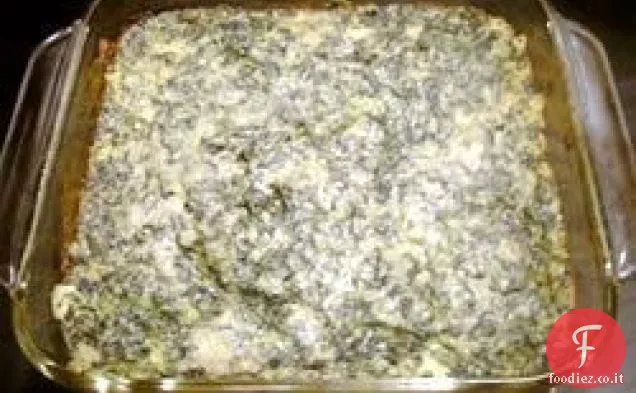 Casseruola di spinaci salati