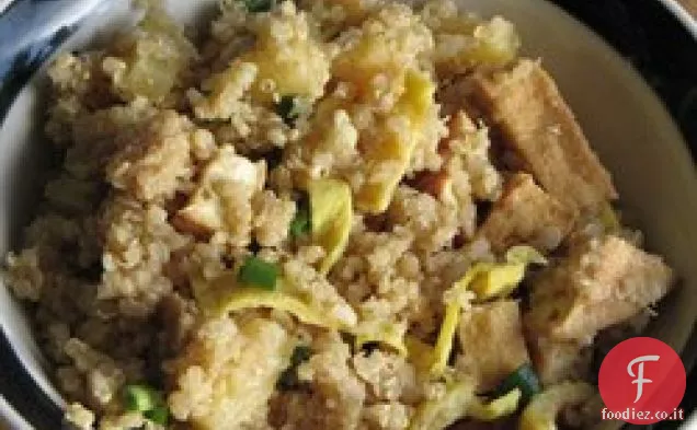 Quinoa fritta all'ananas