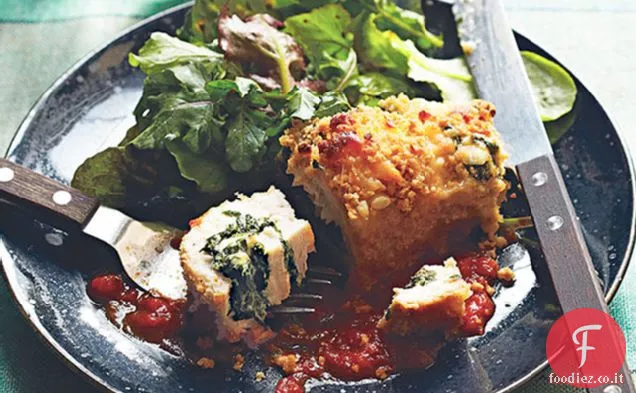 Pollo quattro fasci di formaggio