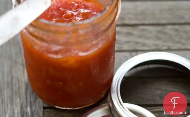 Pomodoro piccante Confettura di Pesche