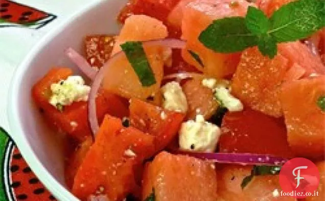 Insalata di pomodoro e anguria