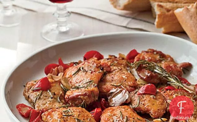 Pollo all'aglio rustico