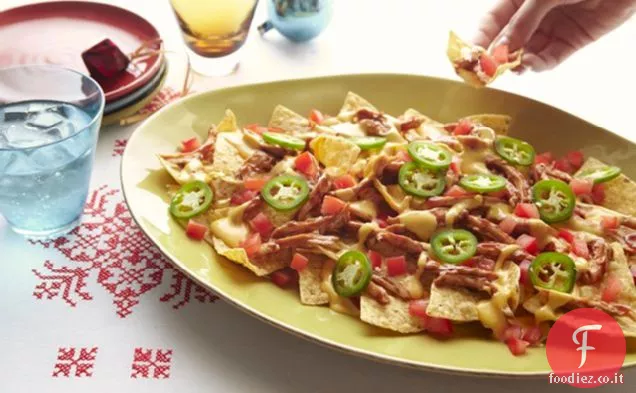 Nachos di pollo alla griglia