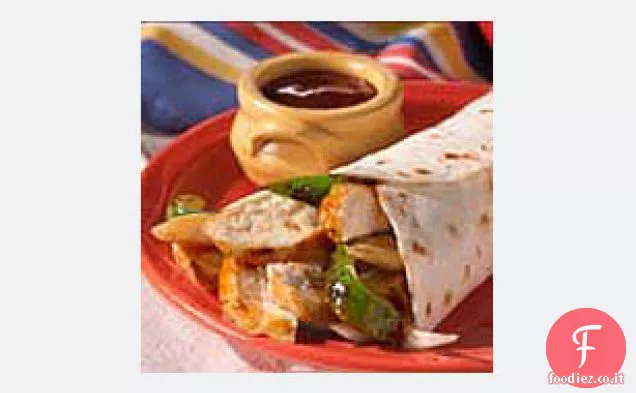 BBQ pollo avvolgere panini