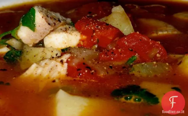 Cene semplici: Pesce e zuppa di ostriche affumicate