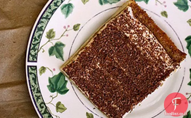 Barrette di biscotti al tiramisù