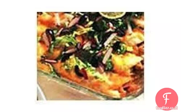 Enchiladas di pollo con salsa cremosa verde Cile
