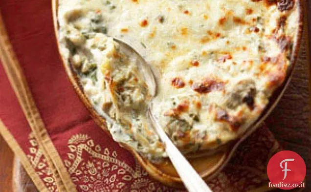 Lasagna cremosa di carciofi