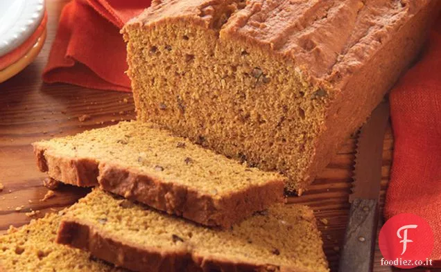 Zucca-Crema di formaggio Pane