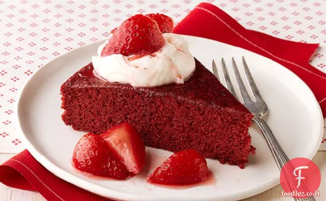 Shortcakes di velluto rosso