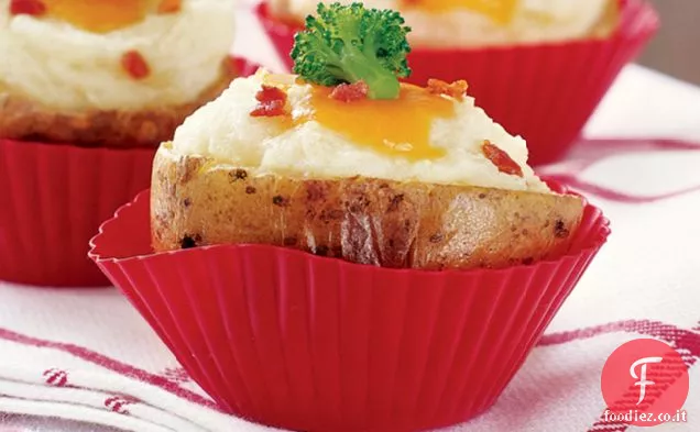 Tazze di patate al formaggio