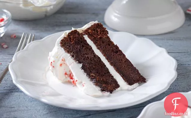 Torta al cioccolato-Candy Cane