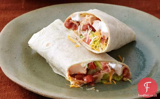 Burritos di pollo al formaggio