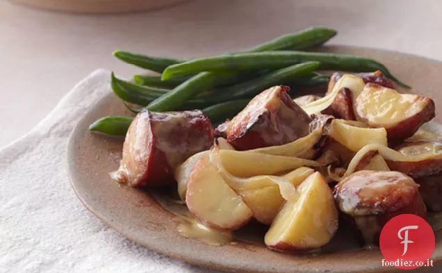 Miele Senape Kielbasa e patate