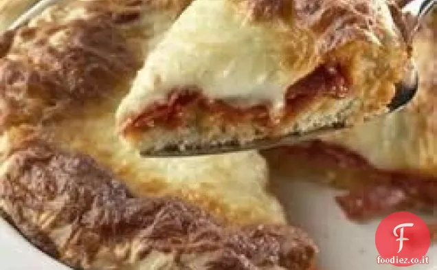 1-Piatto di peperoni formaggio Pizza cuocere