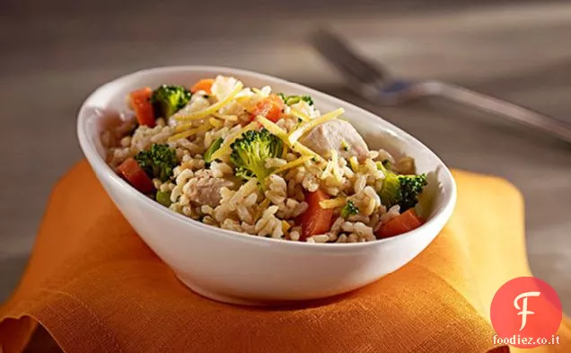 3-Step pollo greco e padella di riso