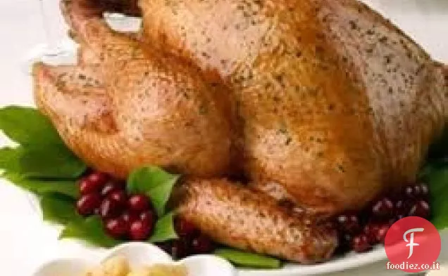 Burro alle erbe Tacchino arrosto