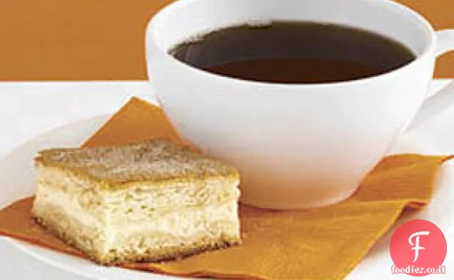Quadrati di crema di formaggio